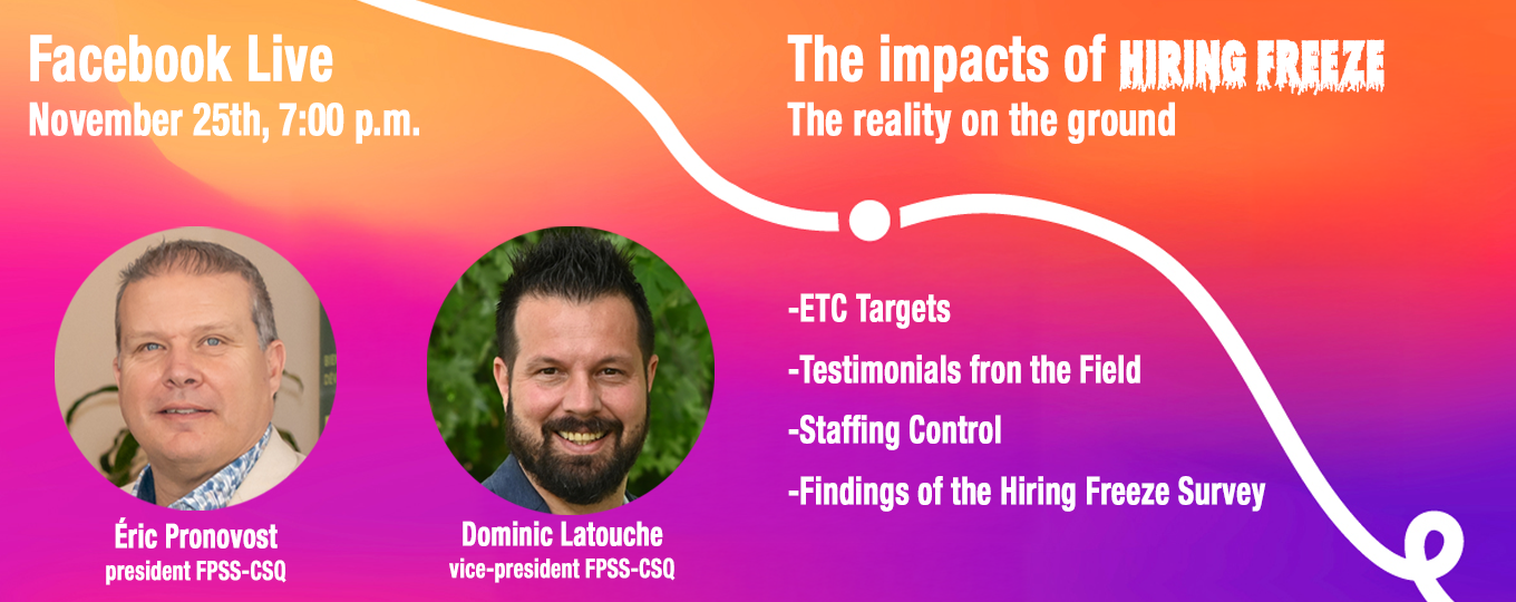 Facebook Live - The Impacts of the Hiring Freeze